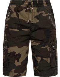 Camouflage Denim Shorts