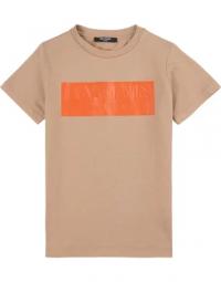 Brun Stilfuld T-Shirt