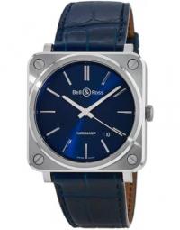 Bellross - UOMO - BRS92 -BLU -ST/SCR - BR S92 Blå stål