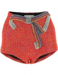 Multicolor Boucle Shorts