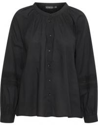 Soaked In Luxury Slantonella Shirt Ls Bluser 30406612 Black