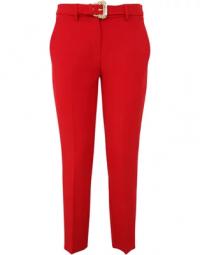 STRAIGHT LEG TROUSERS WITH BUCKLE