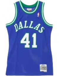 NBA Swingman Jersey Dirk Nowitzki No41 1998-99 Dalmav Road