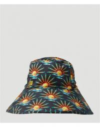 Sun Motif Bucket Hat