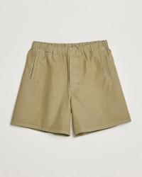 Barbour White Label Dillon Cotton Drawstring Shorts Bleached Olive