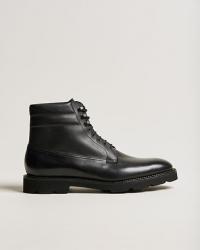 John Lobb Adler Leather Boot Black Calf