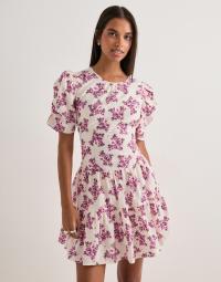 Neo Noir - Hvid - Annitas Starling Flower Dress