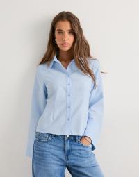 Neo Noir - Blå - Rosa Oxford Shirt