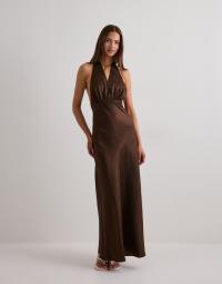 Pieces - Brun - Pcbyrsa Sl Ankle Dress Wvn D2D Pp