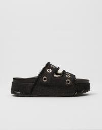 Inuikii - Sort - Slipper Jeans Studs