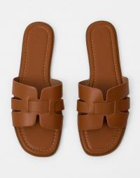 Nelly - Brun - Flat Sandal