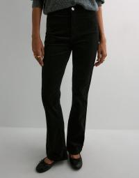 Pieces - Sort - Pcjoya Hw Flared Corduroy Denim Jea