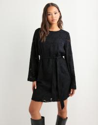 Vero Moda - Sort - Vmsloane Ls Short Dress Wvn Exp