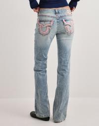 True Religion - Blå - Applique Becca Mr Bootcut Flp