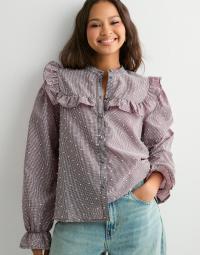 Pieces - Lilla - Pcjennya Ls Shirt Wvn