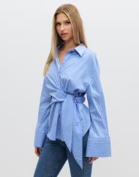Neo Noir - Blå - Helisa Stripe Shirt