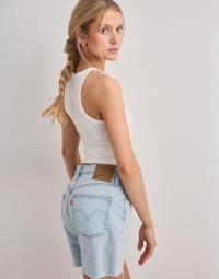 Levi's - Blå - 501 Mid Thigh Short Lw