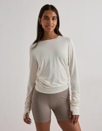 Aim'n - Hvid - Luminous Draped Long Sleeve