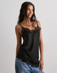Pieces - Sort - Pcjessa Singlet W/Lace Wvn Bc
