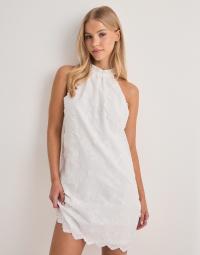 Pieces - Hvid - Pcnolax Sl Dress Wvn