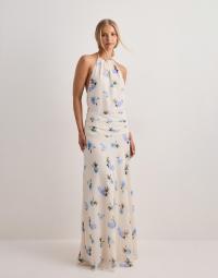 Neo Noir - Hvid - Gabina Faded Flower Dress