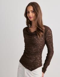 Vero Moda - Brun - Vmtalula Ls Boat Top Jrs Exp