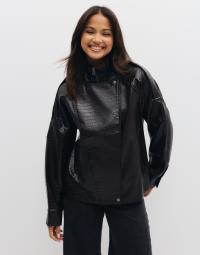Vero Moda - Brun - Vmcallie Ls Pu Bomber Jacket Exp