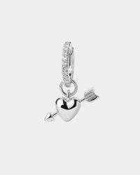 BOW19 - Sølv - Arrowed Love Earring