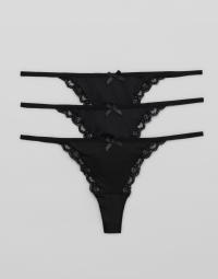 Nelly - Sort - Adore Me Thong 3-Pack