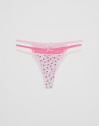 Nelly - Mønstret - Adore Me Thong 3-Pack