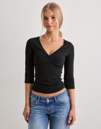 Nelly - Sort - Wrap Half Sleeve Top