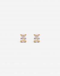 Muli Collection - Guld - Oval Cut Stud