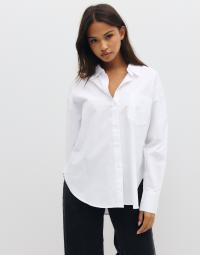Only - Hvid - Onlvirana L/S Shirt Wvn