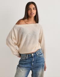 Nelly - Beige - Slouchy Knit Sweater