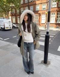 Nelly - Grøn - Long Parka