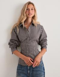 Nelly - Ternet/Stribet - Back Tied Shirt