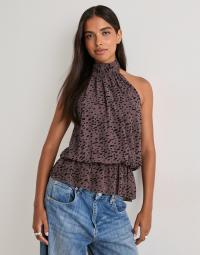 Nelly - Brun - Puffy Frill Top