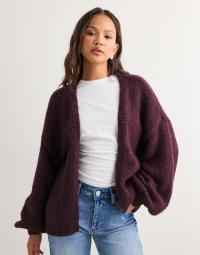Vero Moda - Rød - Vmmaybe Ls Open Cardigan Noos