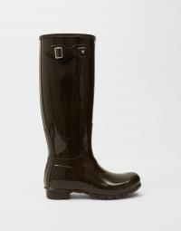 Hunter - Brun - Original Tall Gloss Boot
