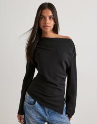 Nelly - Sort - Asymmetric Play Blouse
