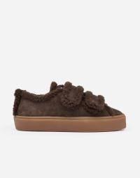 Inuikii - Brun - Shearling Low Velcro
