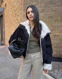 Nelly - Sort - Bomber Parka Jacket