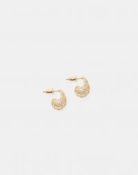 Muli Collection - Guld - Mini pave drop earring