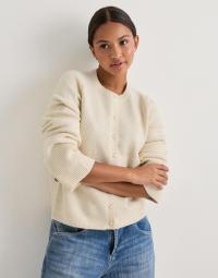 Vero Moda - Beige - Awmariann Ls O-Neck Knit Cardigan