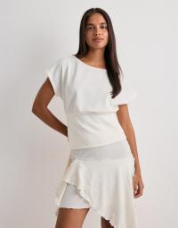 Vero Moda - Hvid - Vmsmilla Sl Waist Top Jrs Exp