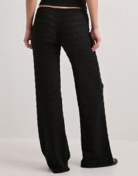 Nelly - Sort - Crochet Low Waist Pants