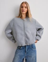 Only - Grå - Onlellie Scuba Jacket Otw Noos