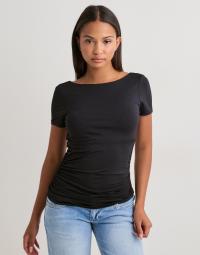 Only - Sort - Onlevelyn S/S Boatneck Top Jrs