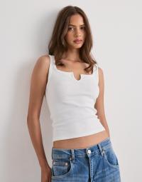 Nelly - Hvid - Perfect Notch Singlet