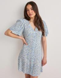 Vero Moda - Blomstret - Vmalba Ss Short Dress Wvn Ga Noos